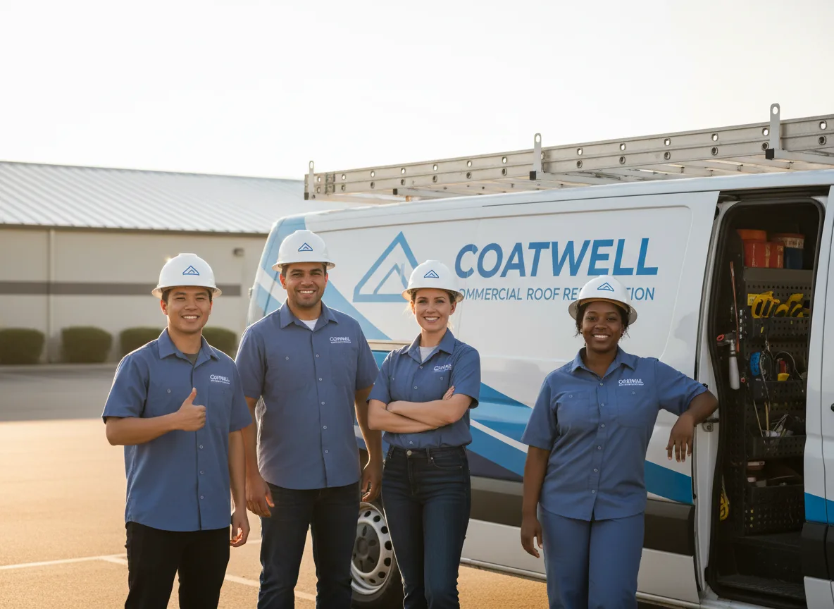 Commercial roof coating company in Lewisville, OH